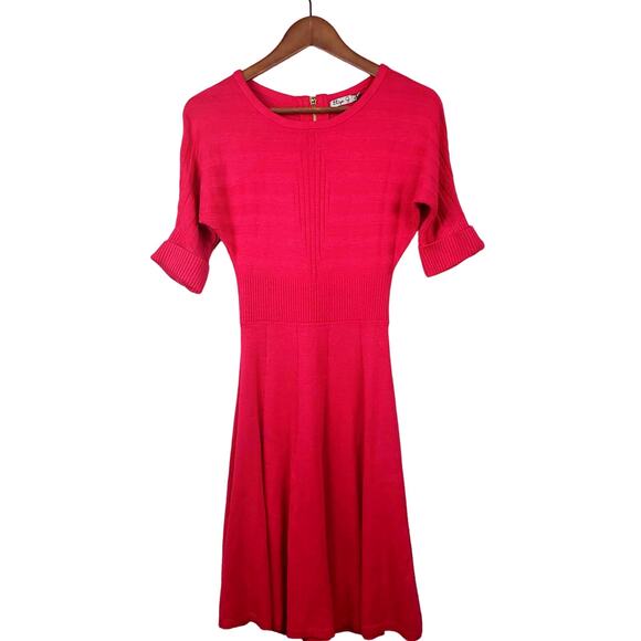 Eliza J Knit Fit and Flare Sweater Dress - S - Picture 1 of 4
